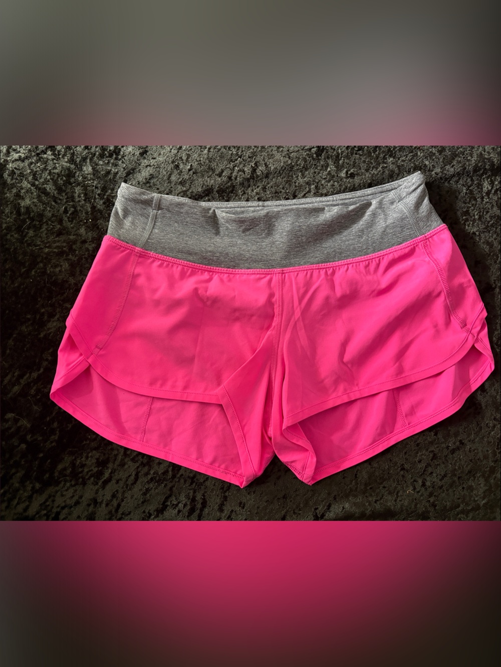 Lululemon Speed Shorts Size 4 Raspberry Glo Light - Picture 3 of 6